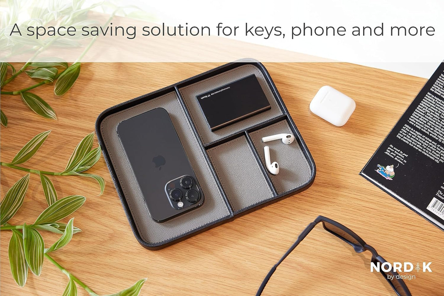 Modern Catchall Tray | Premium Leather EDC Organiser