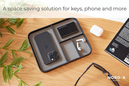 Modern Catchall Tray | Premium Leather EDC Organiser