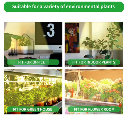 USB LED Plant Grow Light | 1/2/3/4 Head, 10 Dimming Levels, Timer