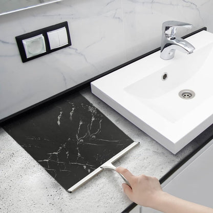 Squeegee in Modern Bathroom Setting