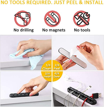 Adhesive Cable Management Clips
